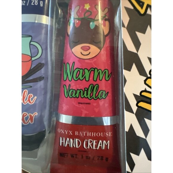 Hand Cream 4 Pieces 1 fl oz Each: Peppermint, Caramel, Apple, Vanilla NEW SEALED - Picture 6 of 7